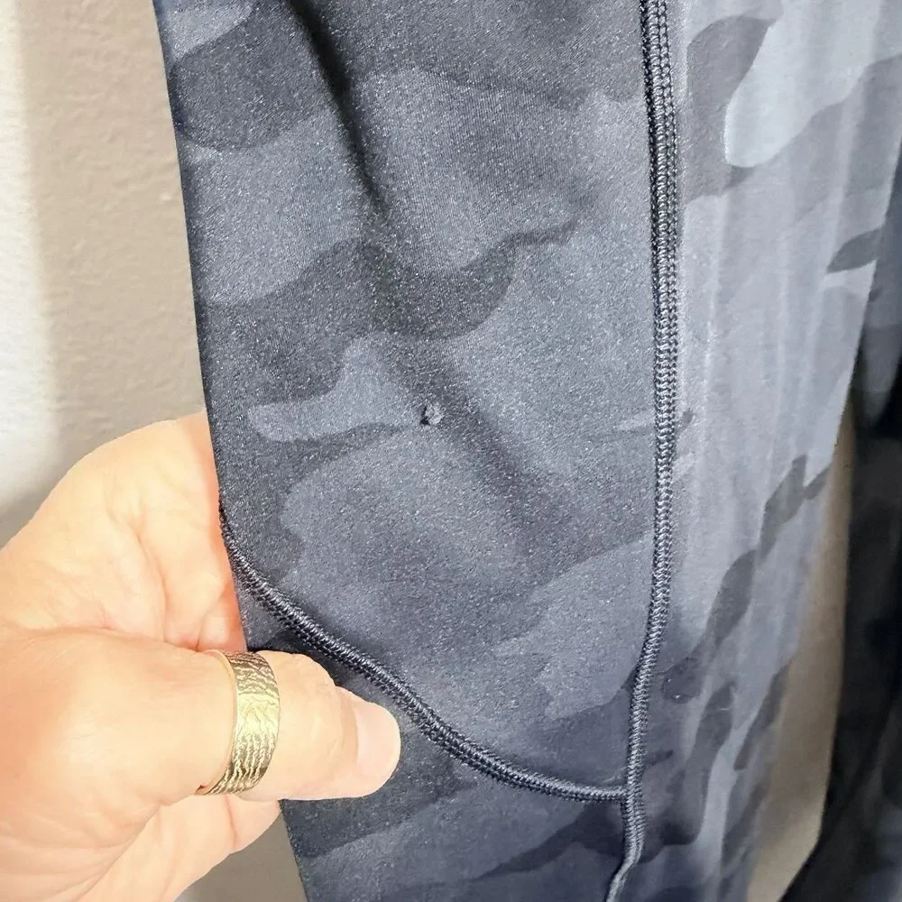 Lululemon Fast and Free High-Rise Crop II 23” Sz 6 Incognito Camo